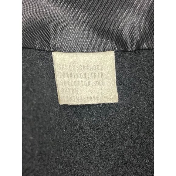 Vintage Women Double-Breasted Wool Coat Gold Embroidered Shoulders Union Tag USA - Picture 12 of 13